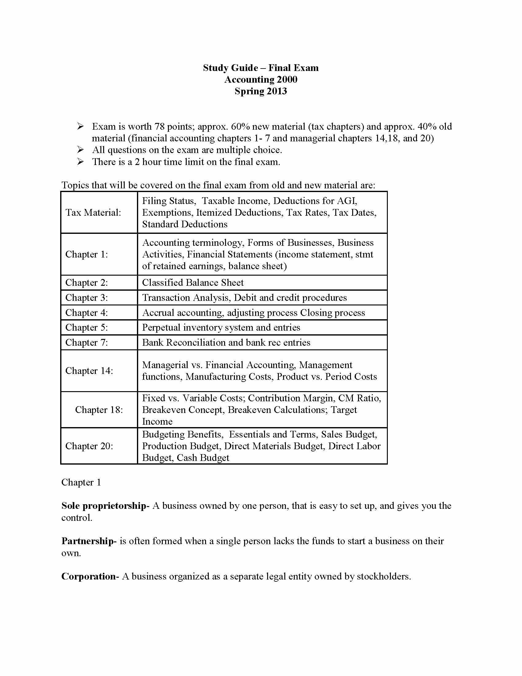 SURVEY OF ACCOUNTING