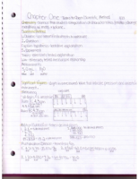 Chapter One-Intro to Chem/Scientific Method