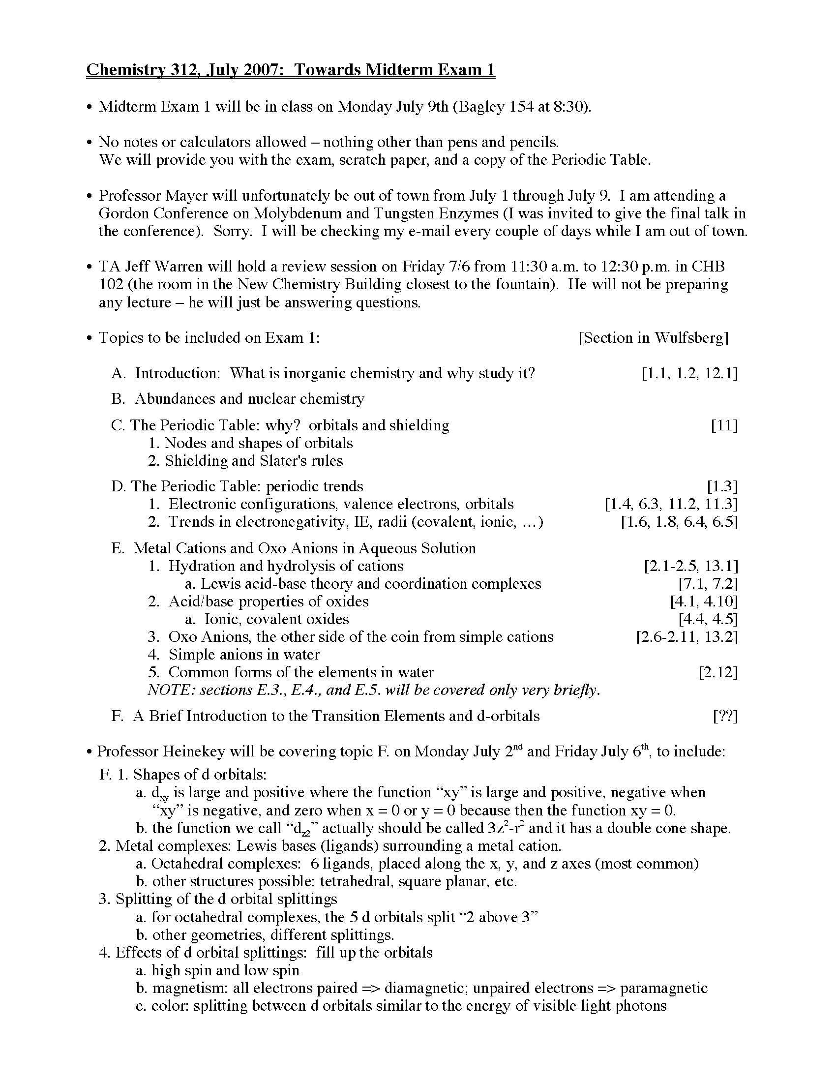 INORGANIC CHEMISTRY