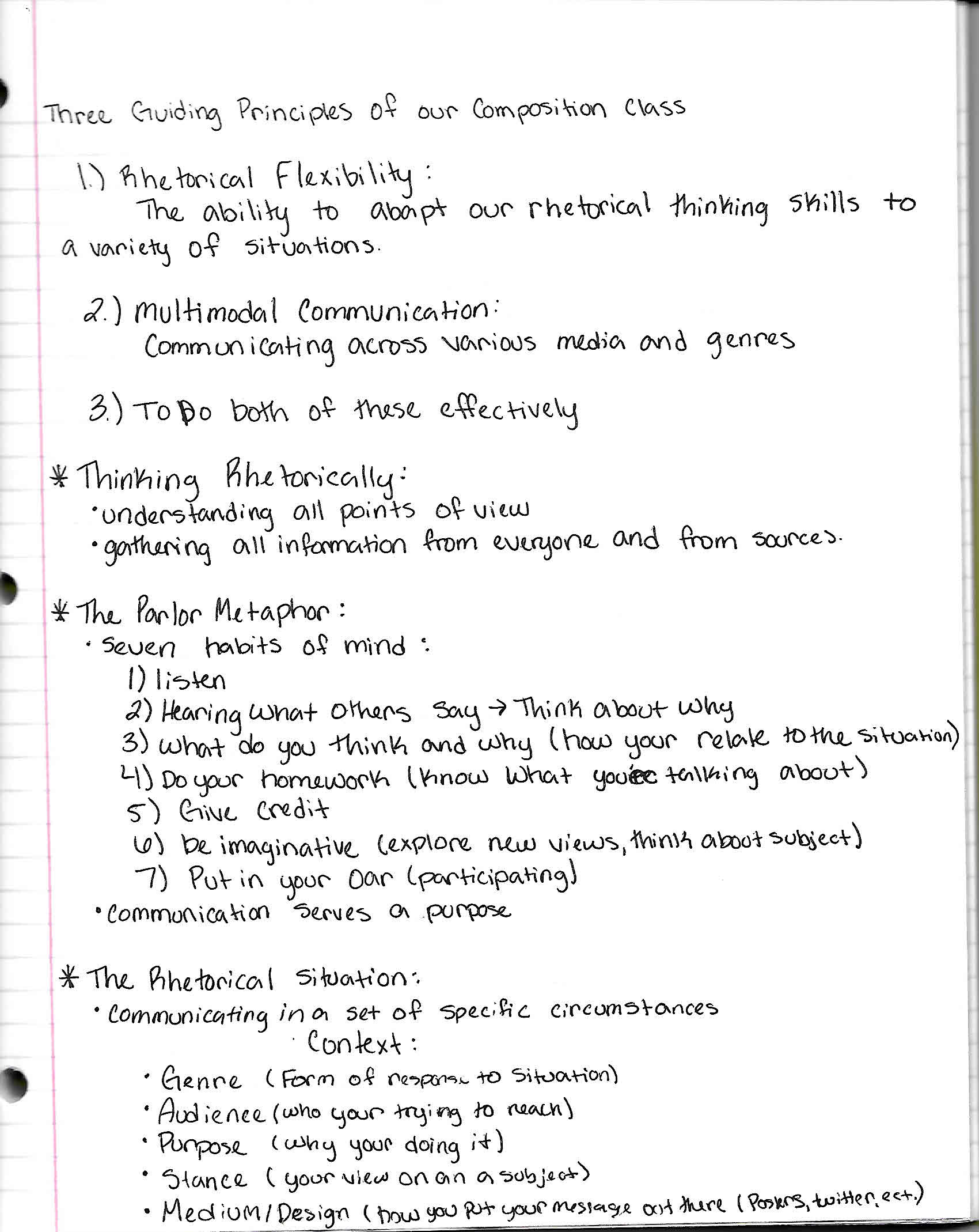 English notes 1 of 3