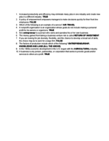 Intro to Business Quiz 