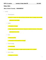 Energy Learning Guide 5