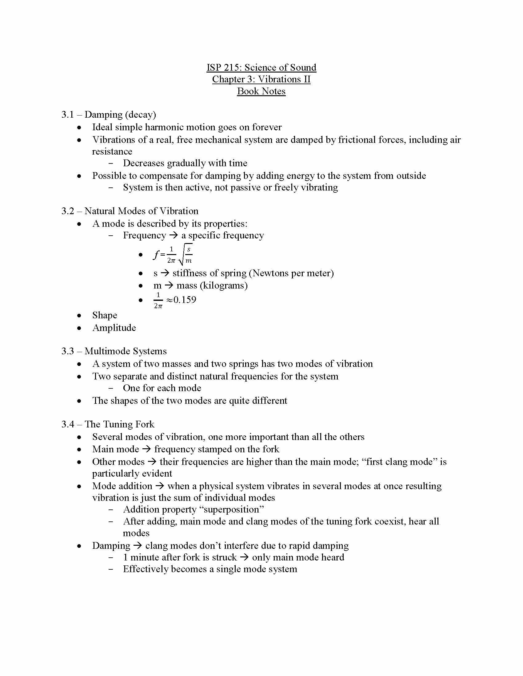 The Science of Sound