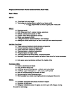 Class Notes/Study Guide 