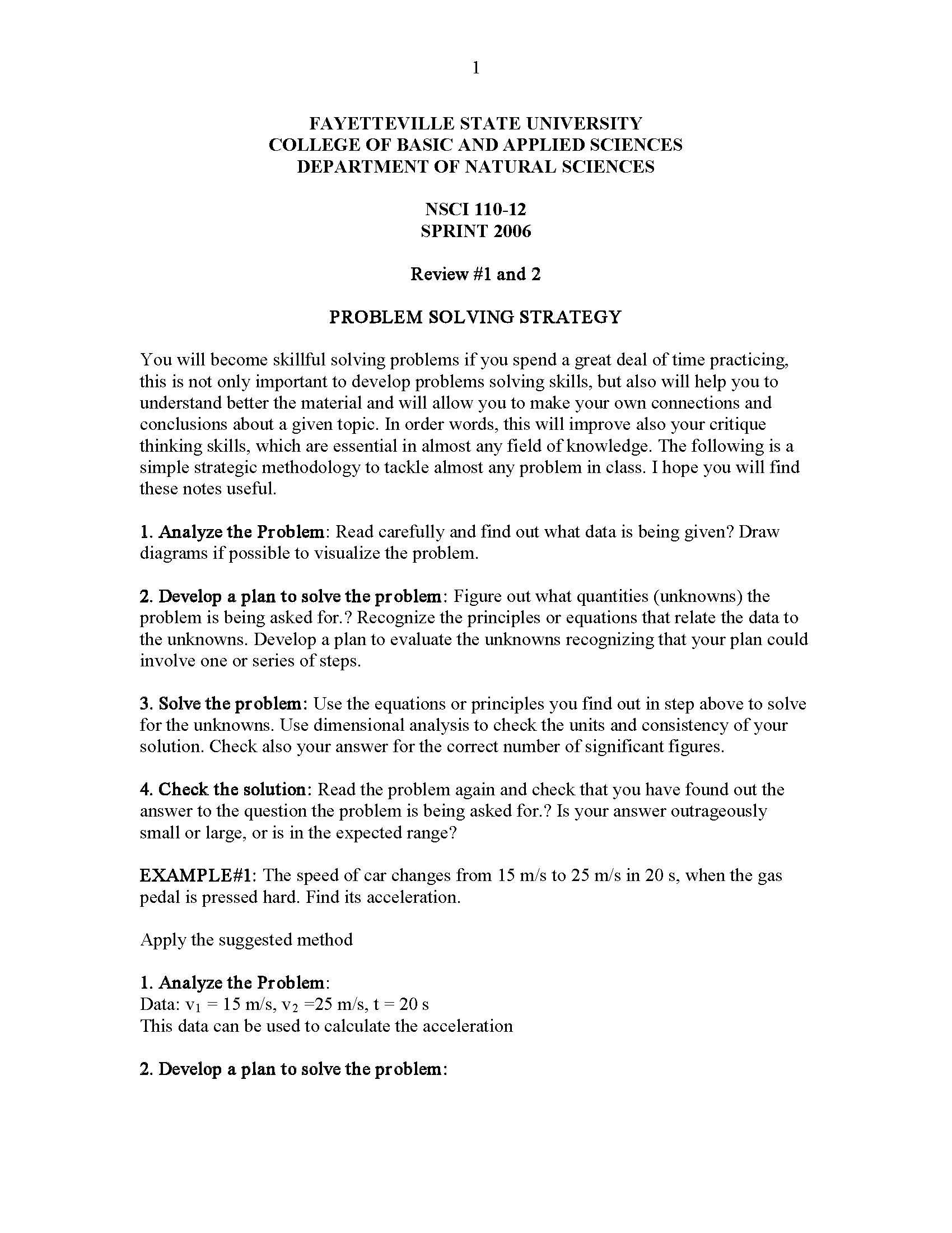 Comprehensive Physical Science