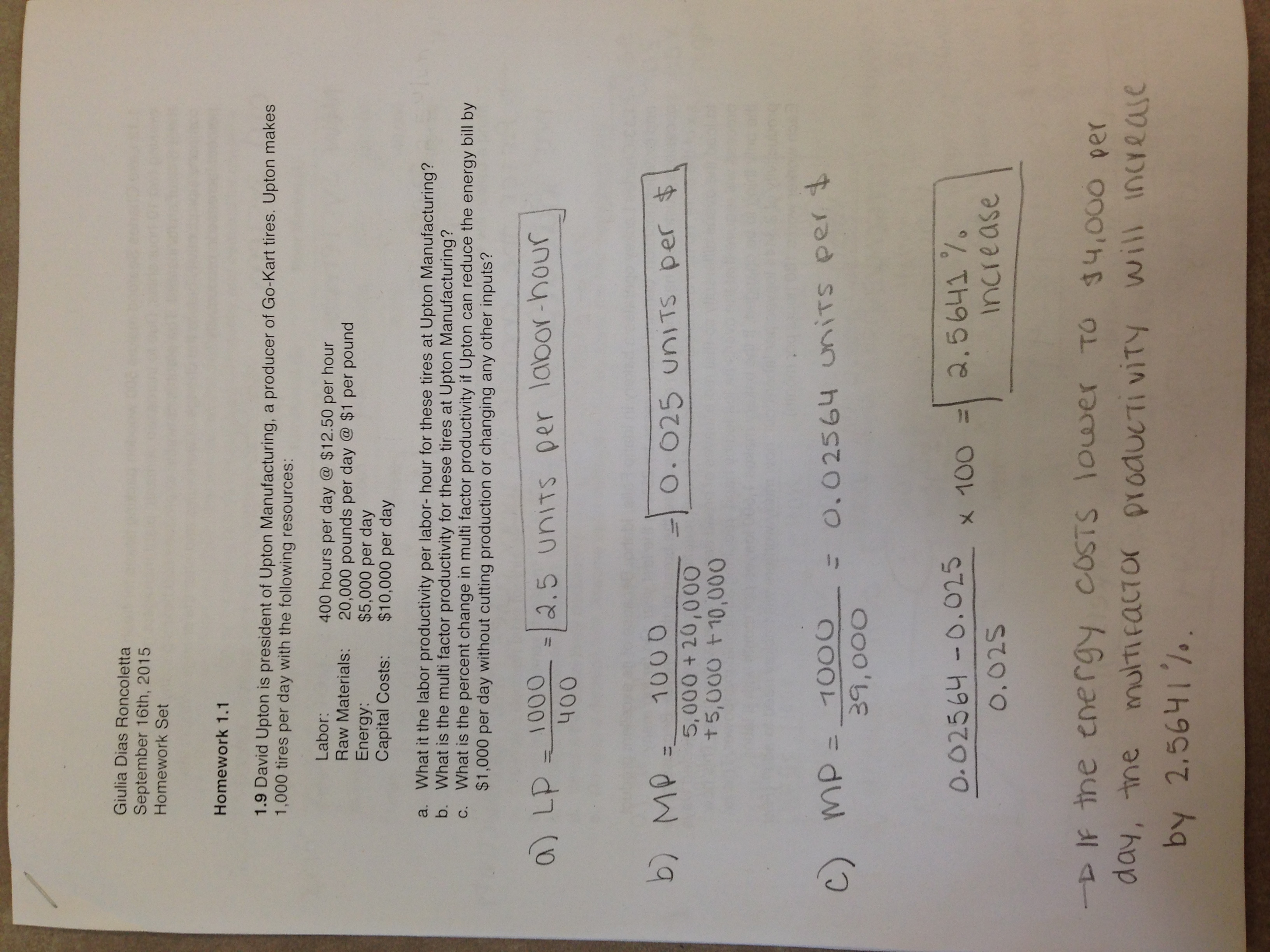 MGT303: Homework 1.1 