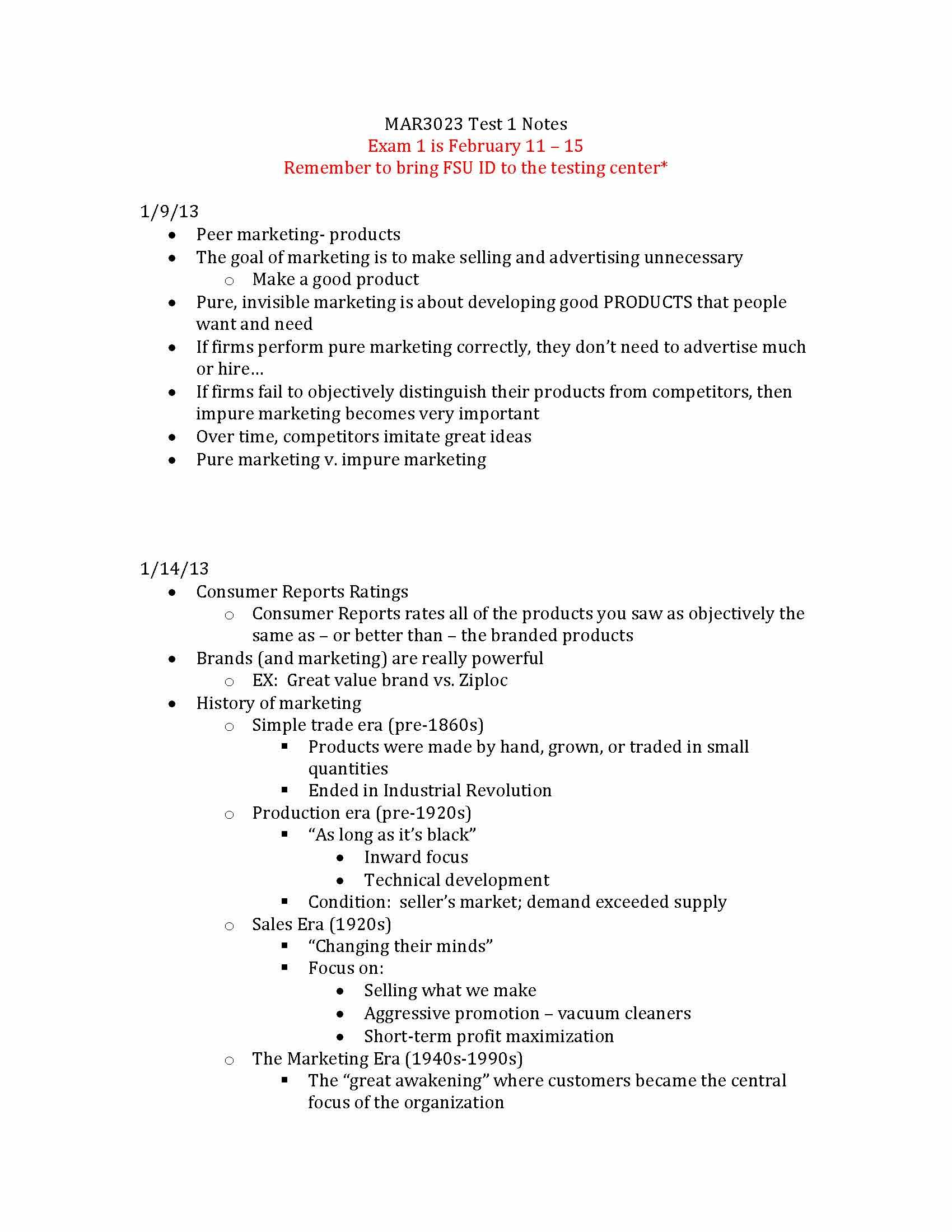 BASIC MARKET CONCPTS