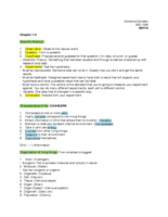 Chapters 1-5 Intro to Bio 