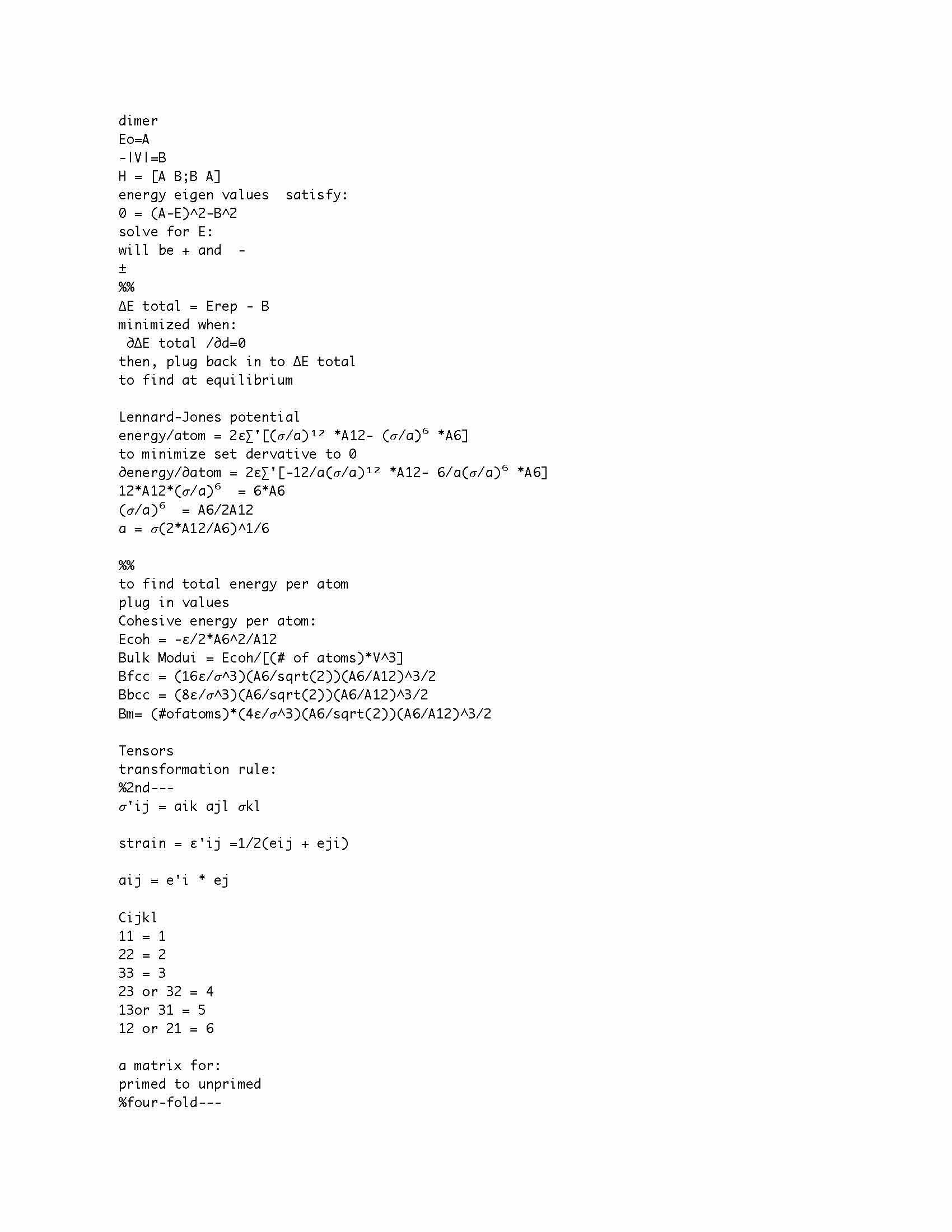 Materials Characterization