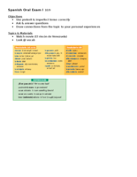 Oral Exam Study Guide