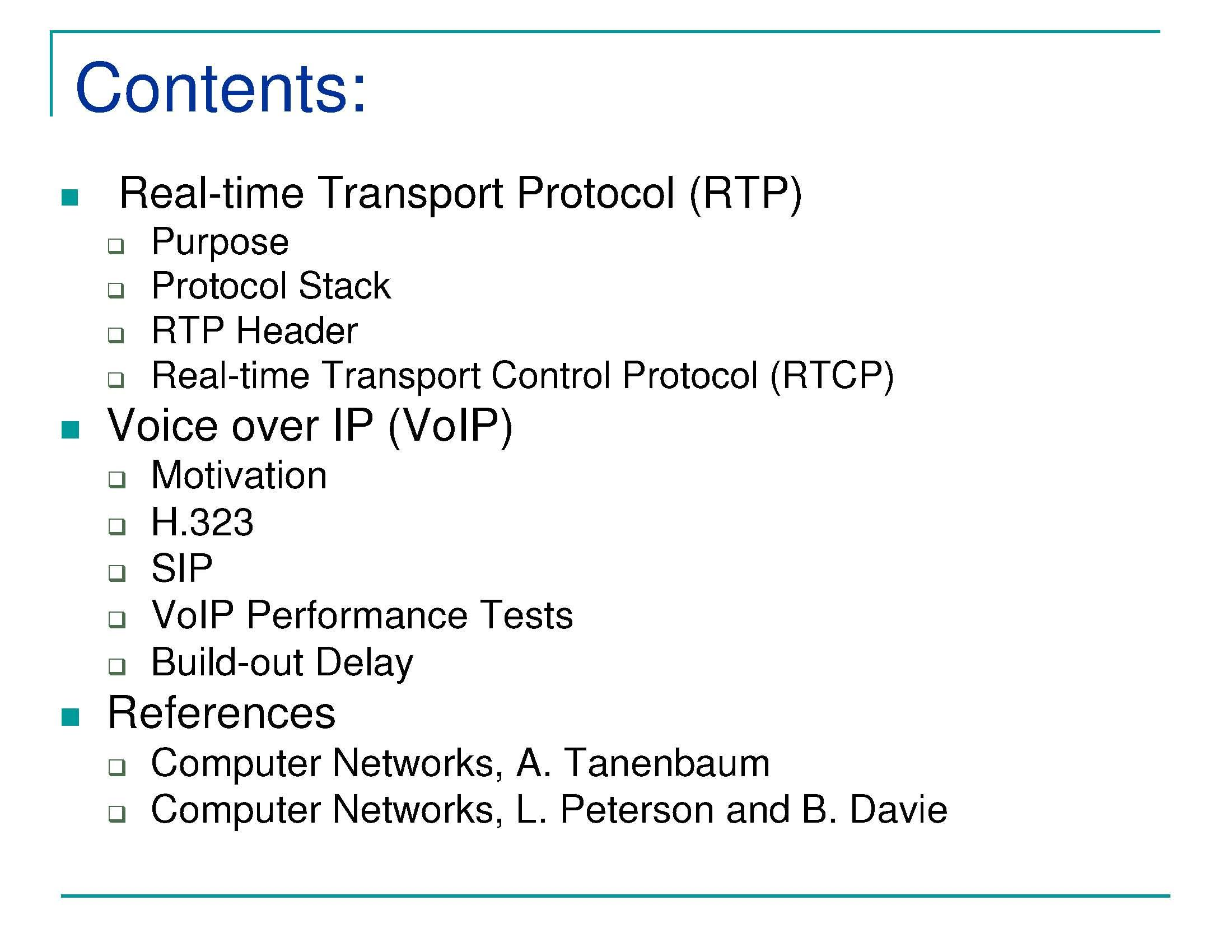 Introduction to Communication Networks