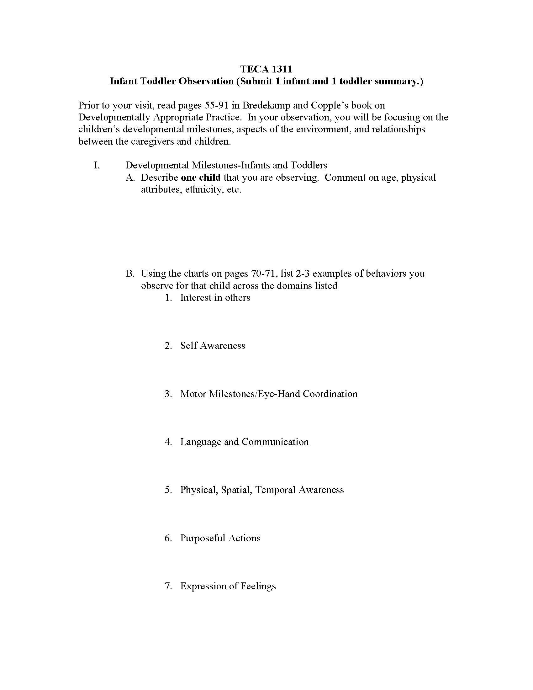 Educating Young Children