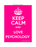 Chapter 8 Emotion and Motivations