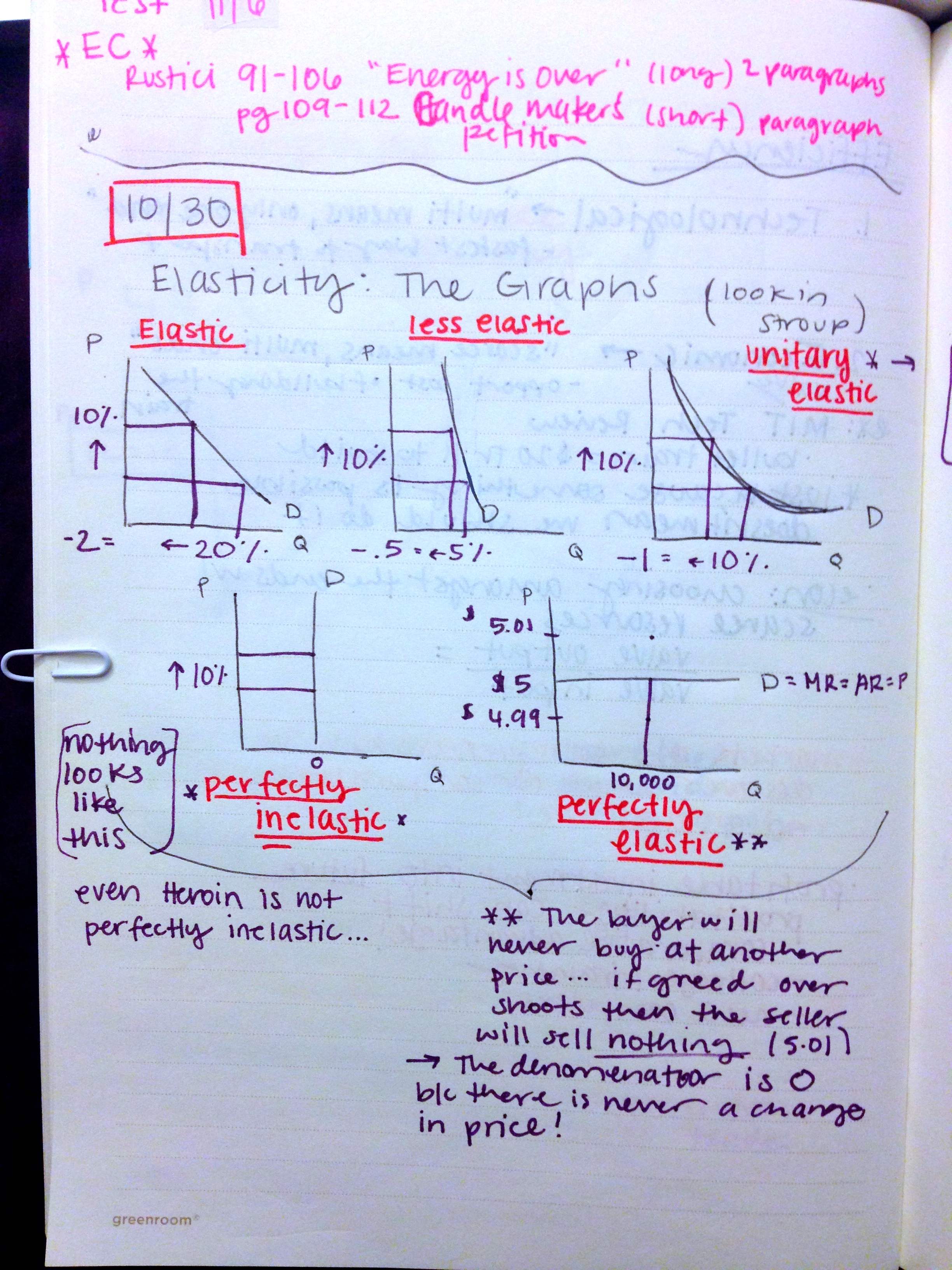 10/30 Notes
