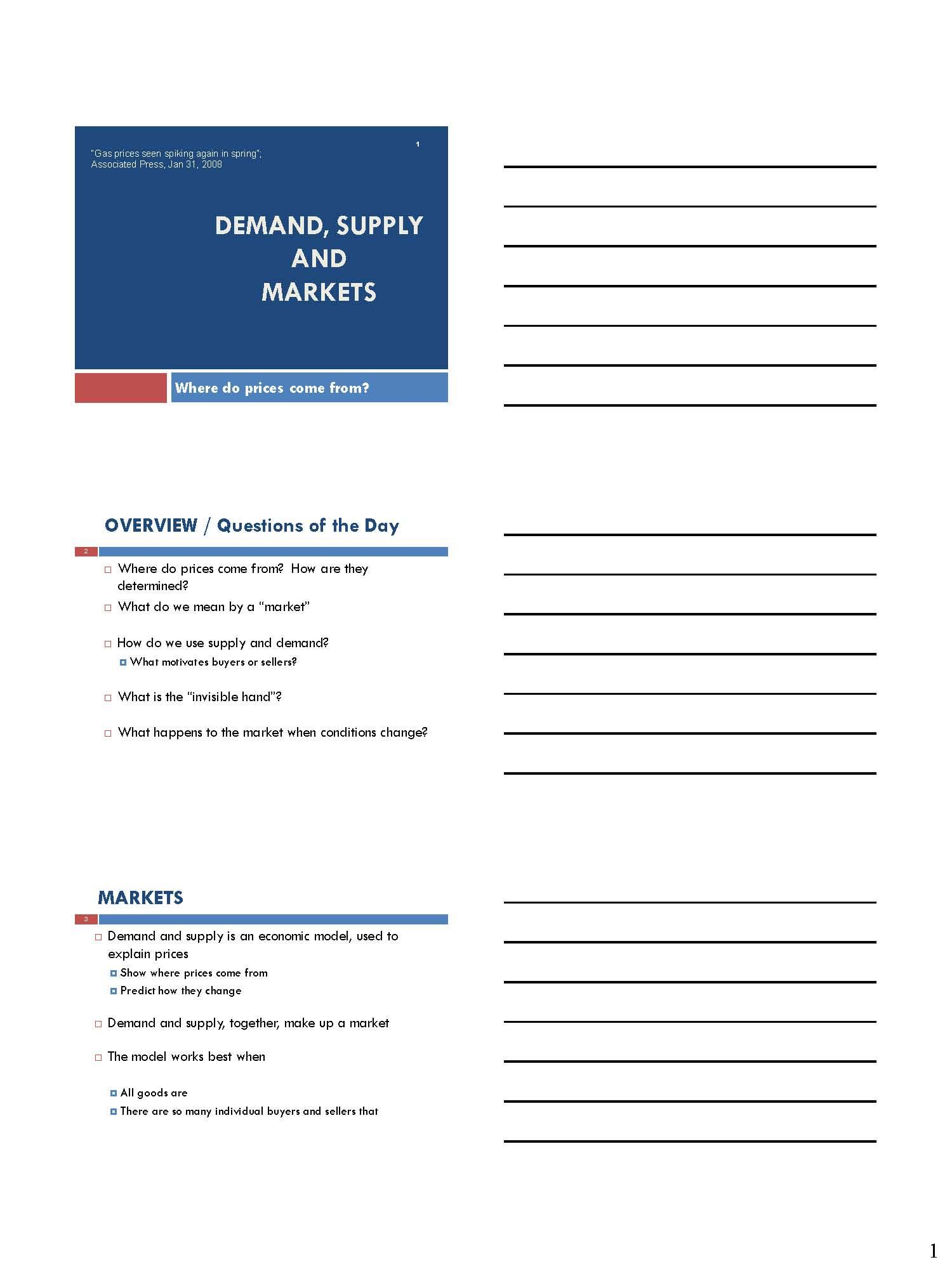 Intro Economics Survey Course