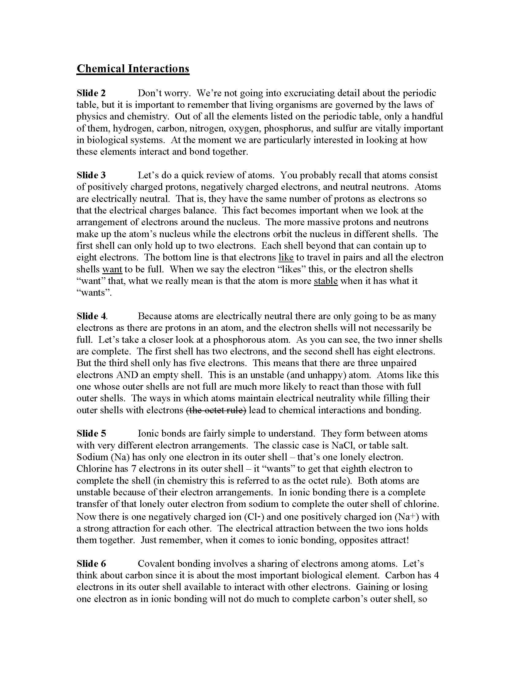 Cells & the Evolution of Life