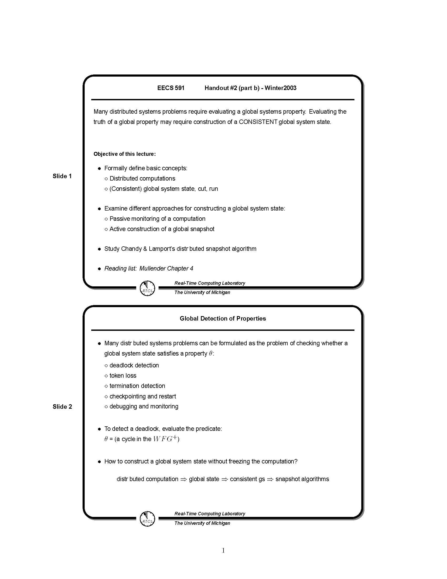 Distribute Sys