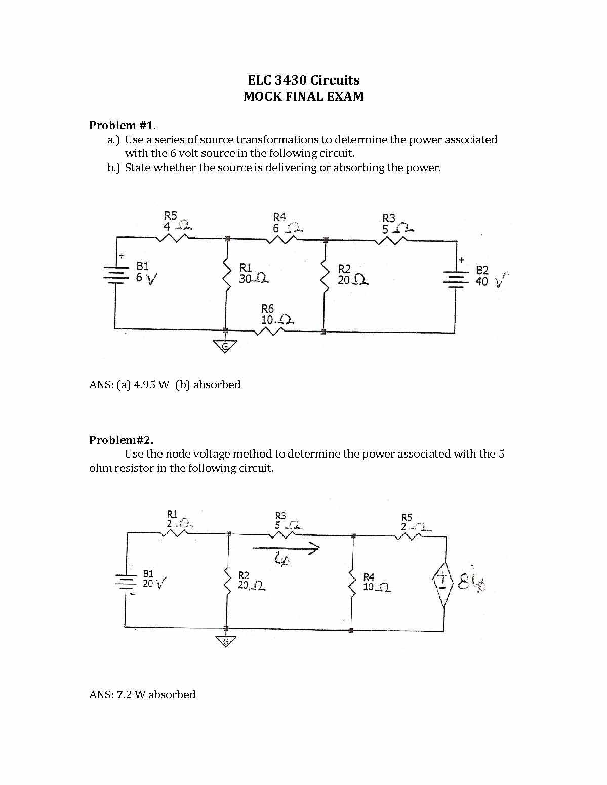Electrical Circuit Theory