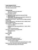 Week 5 Notes Intro to International Affairs: A Washington Perspective