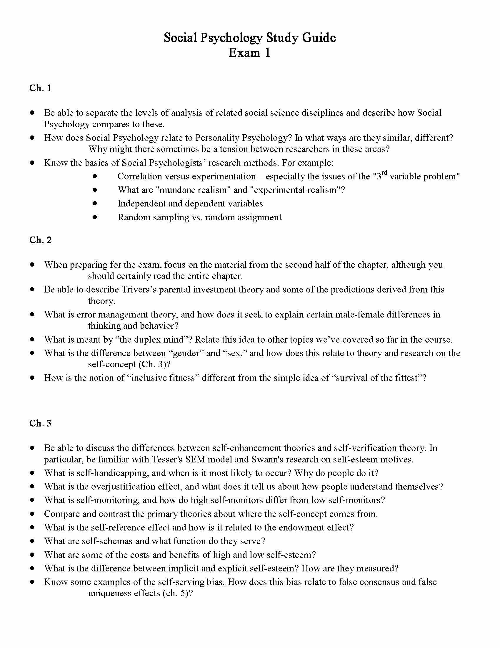 Social Psychology