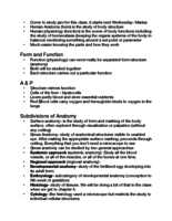 First week and chapter one notes 