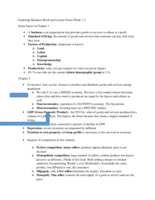 Lecture and Book Notes Chapters 1-3
