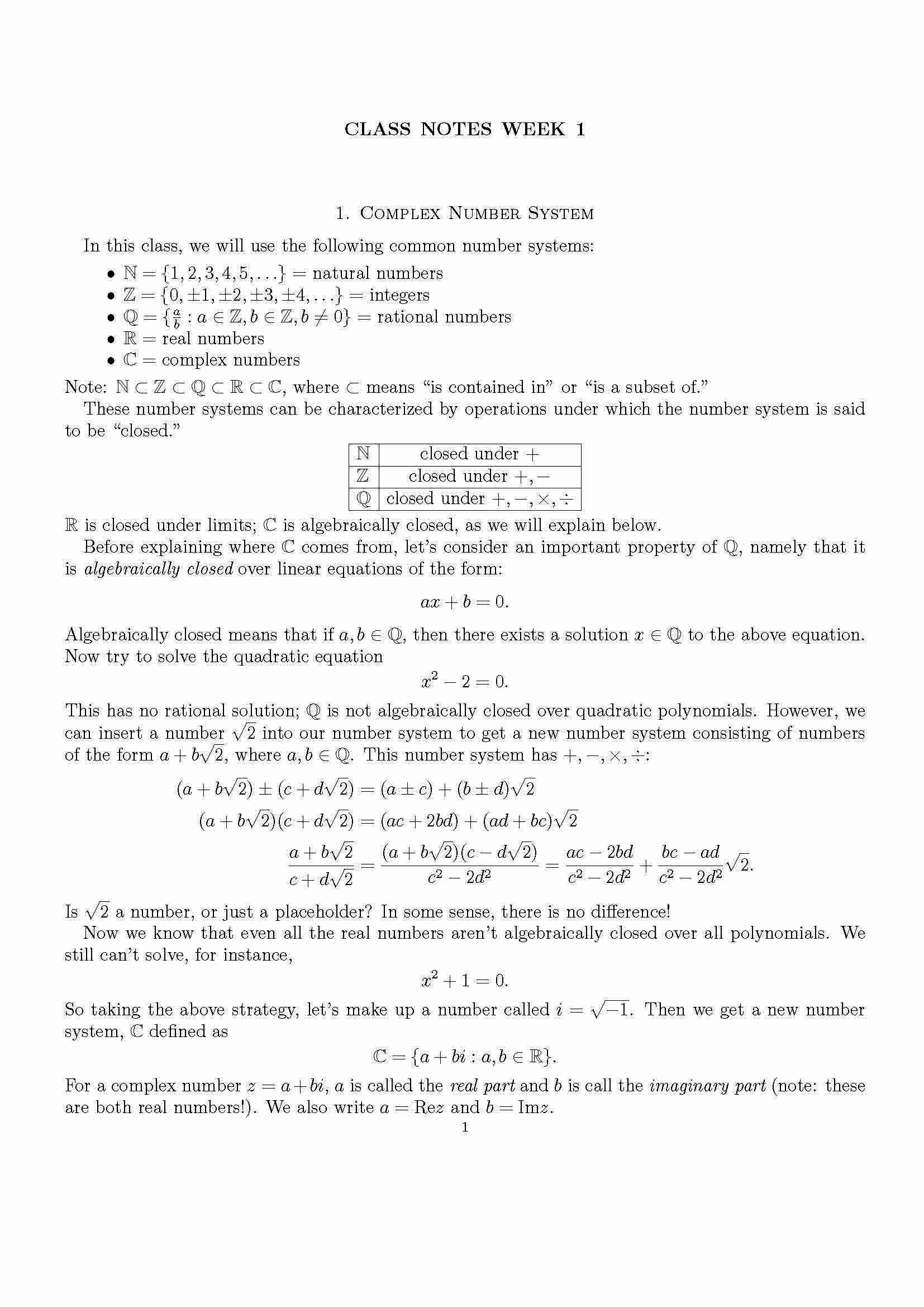 Honors Calculus III