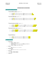 MATH 1151 EXAM I - Study Guide