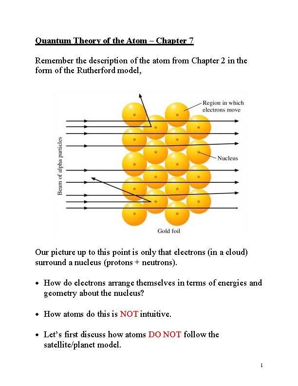 Principles of Chemistry I