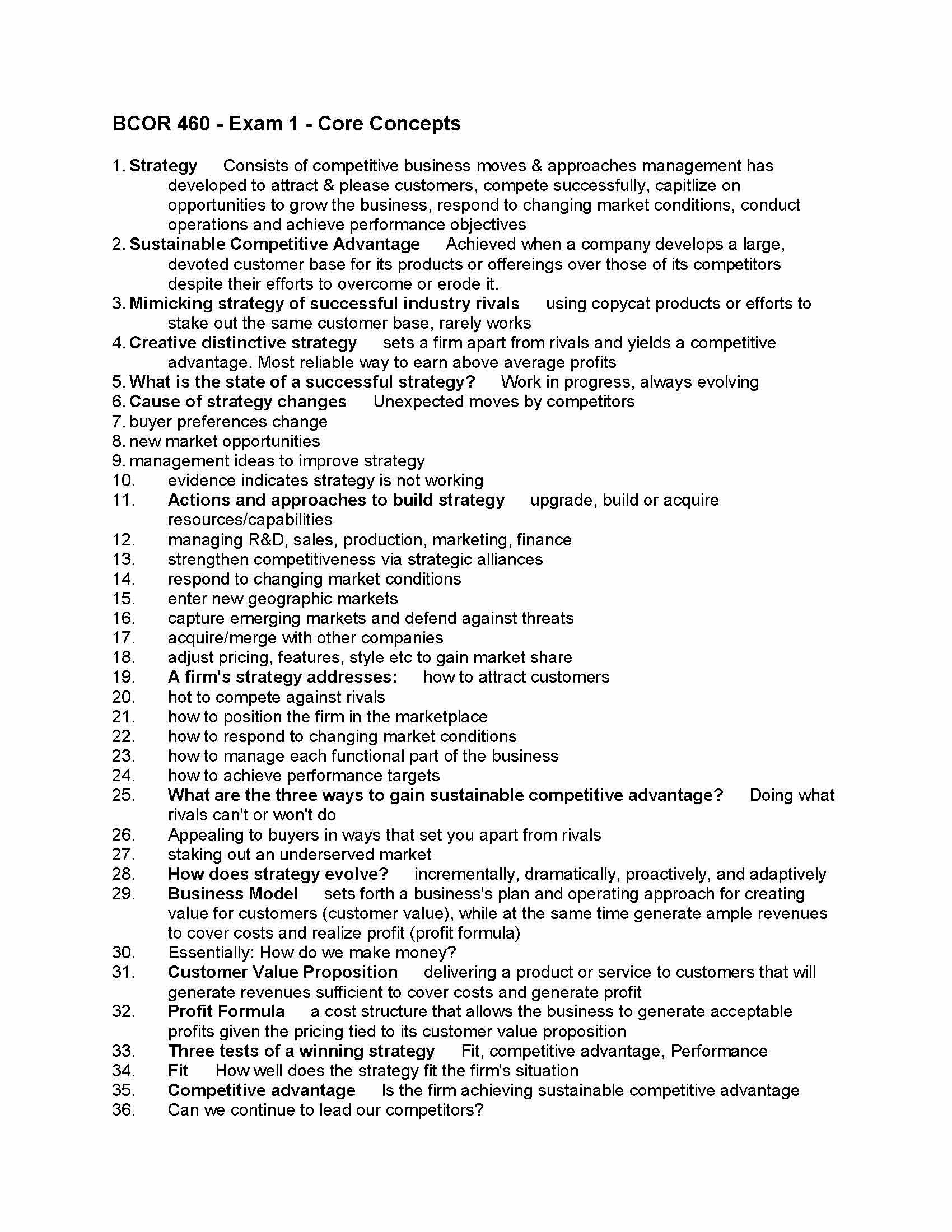 Strategic Management