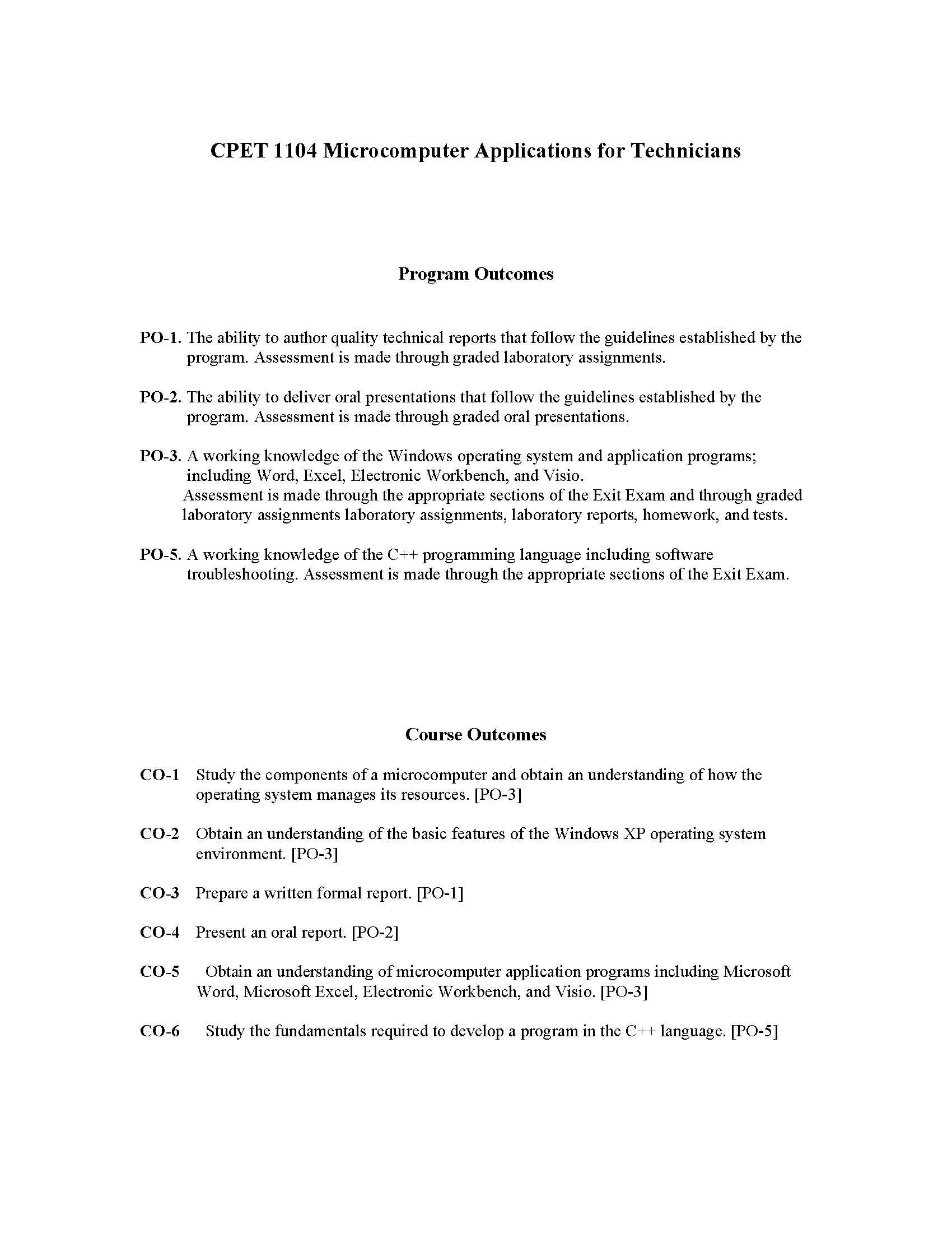 Microcomputer Apps For Techs