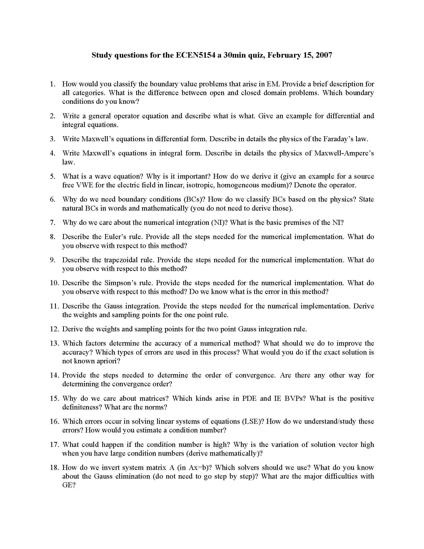 Computational Electromagnetics