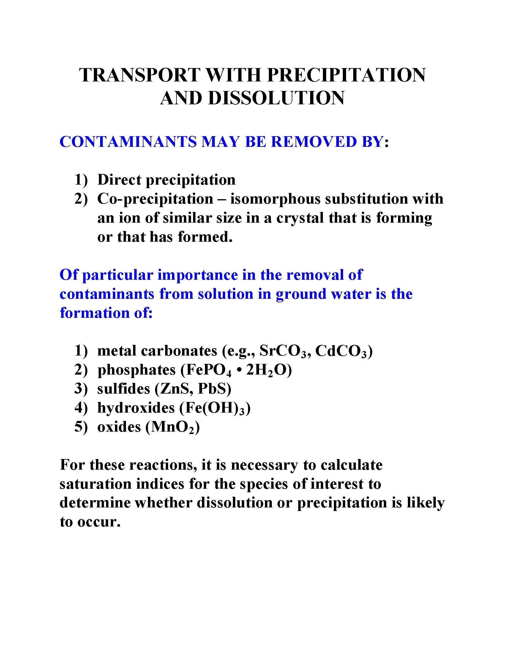 Environmental Hydrogeology