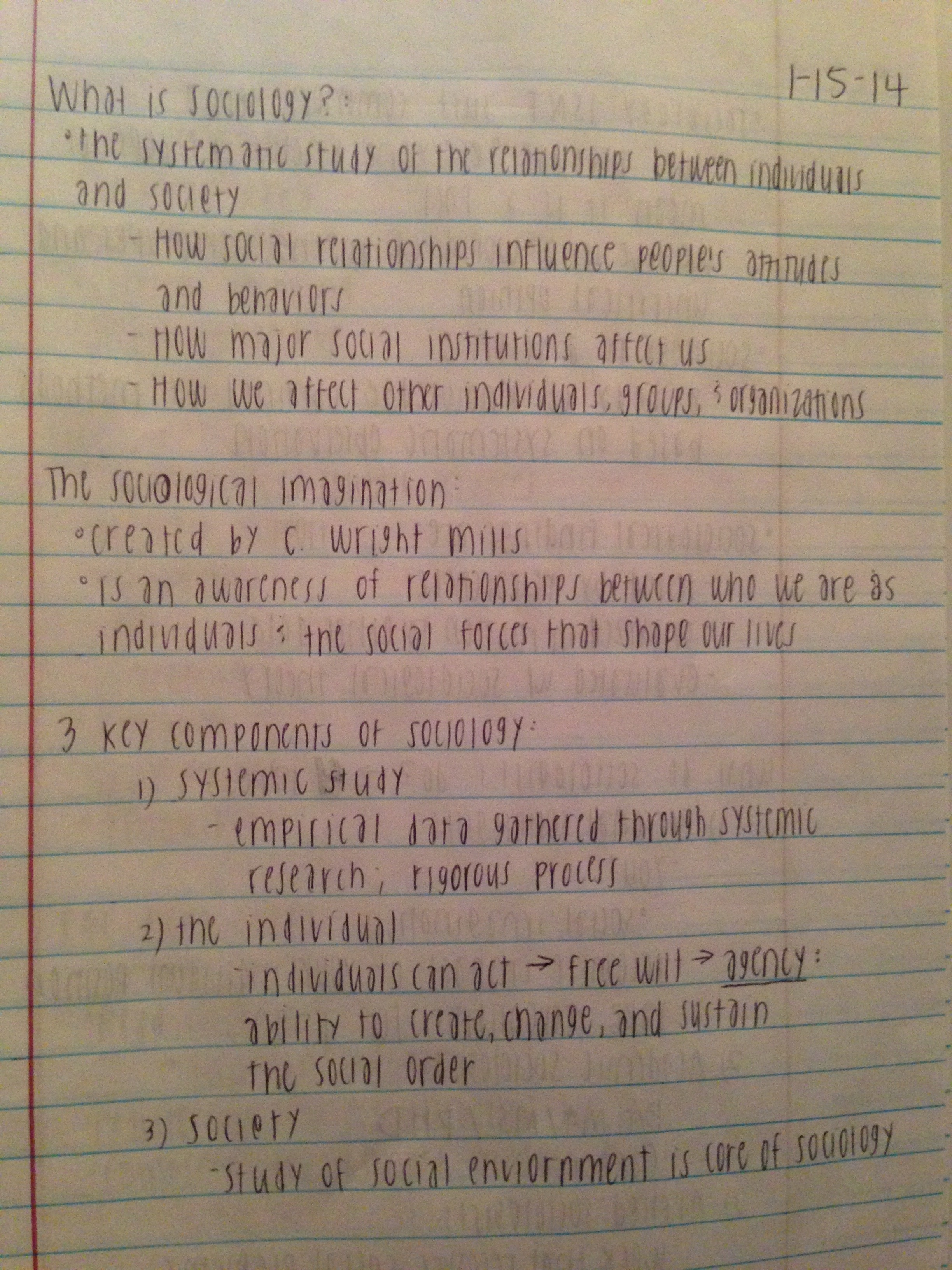 Sociological Imagination