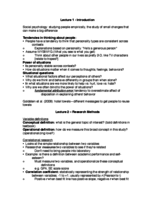 PSY-0013 Social Psych: Research Methods & Designs