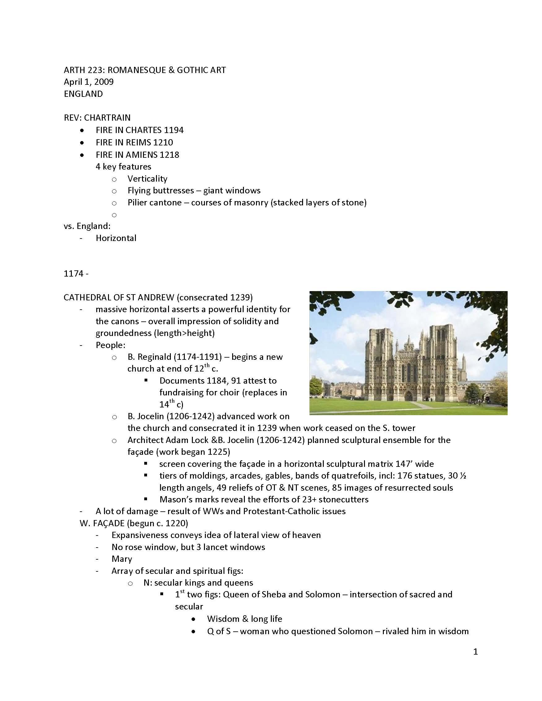 Romanesque And Gothic Art