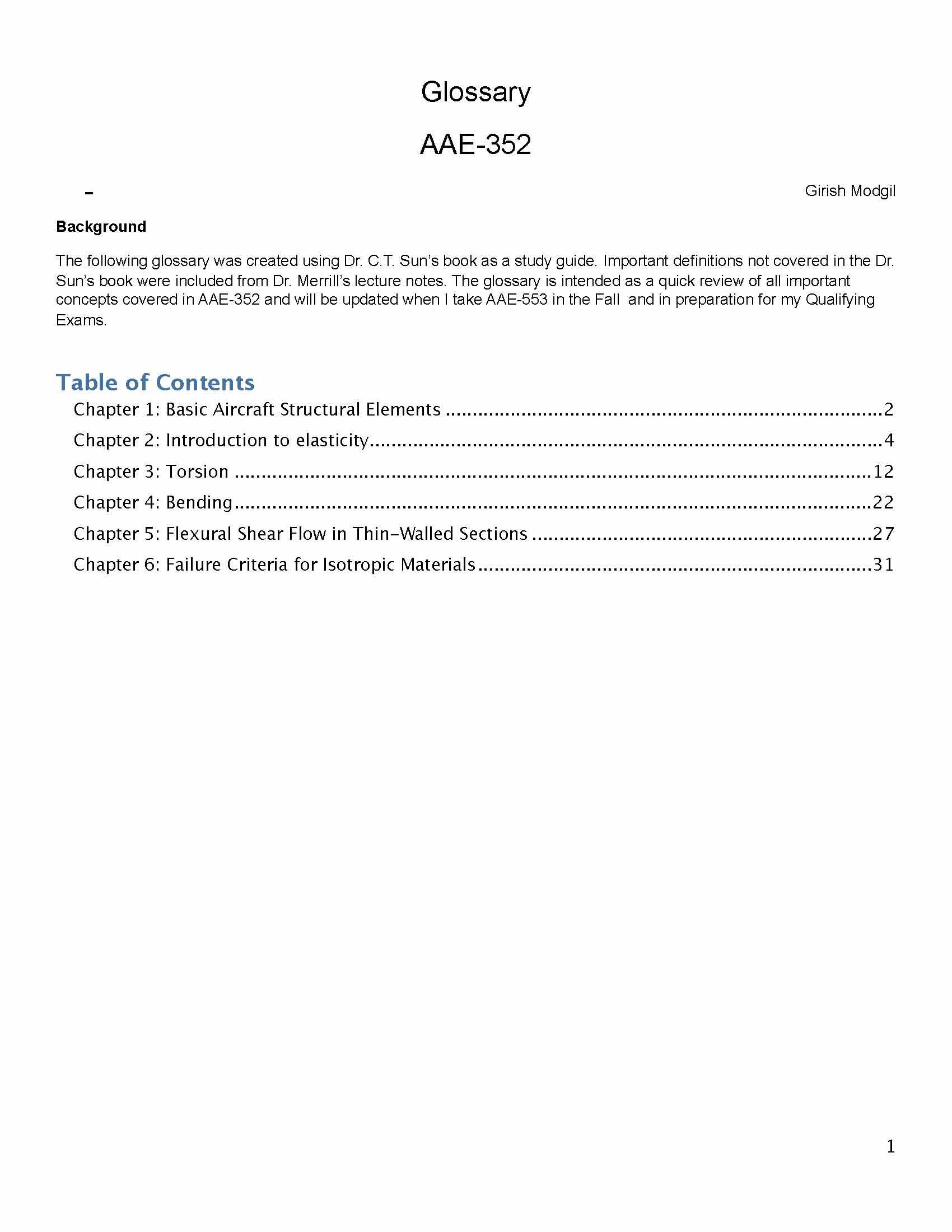 Structural Analysis I