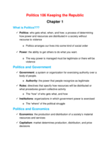 Charpter 1 & 2 Notes