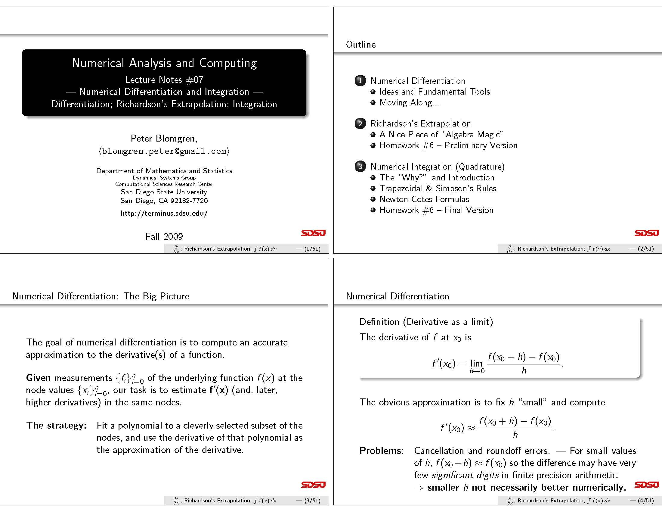 INTRO NUM ANALYS & COMPUT