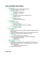 CDO 335 Week Three Notes