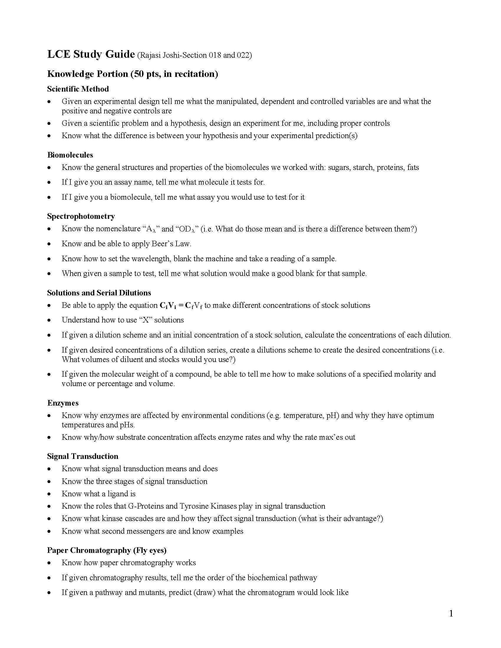 Cell and Molecular Biology Lab