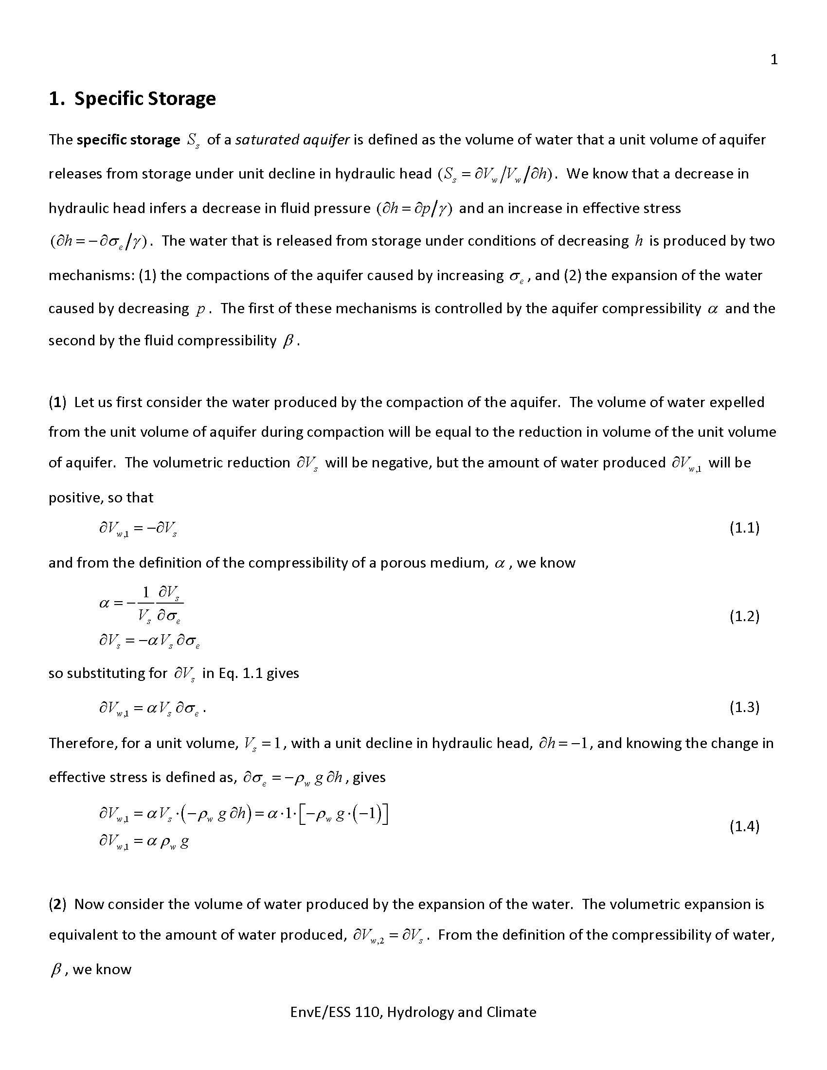 Hydrology and Climate