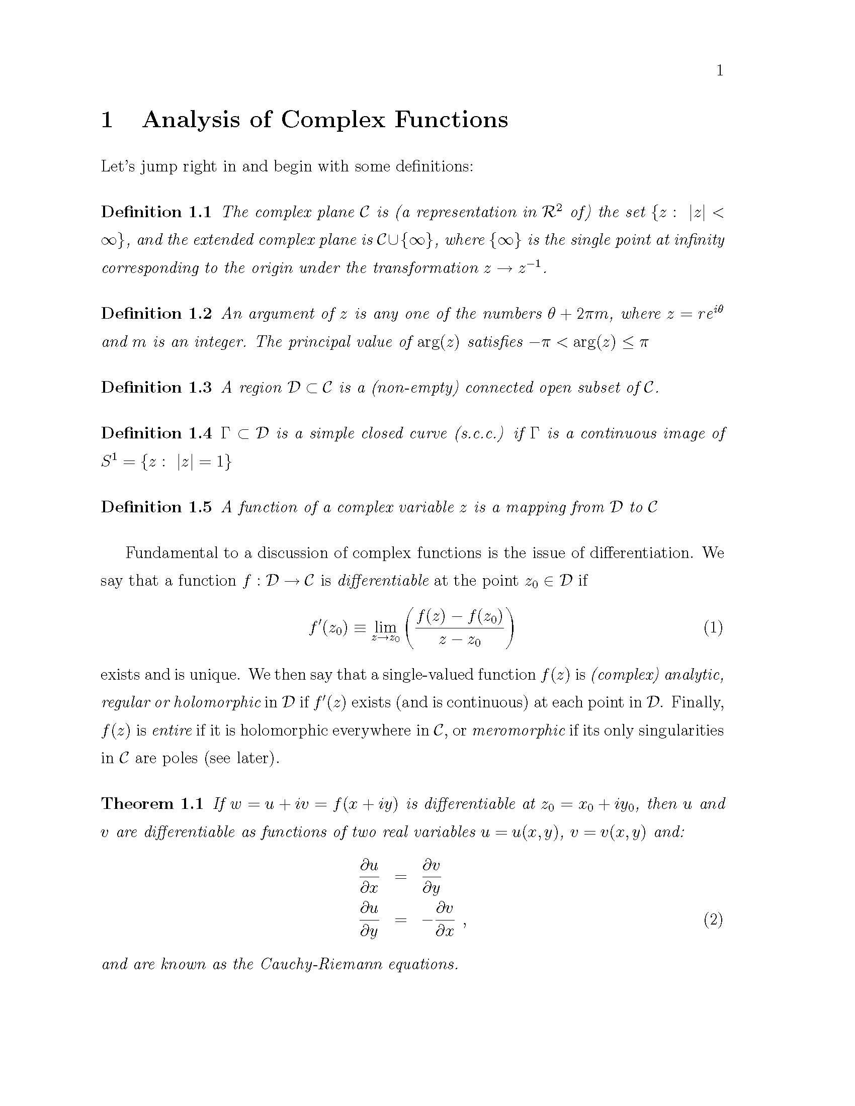 Methods of Theoretical Physics I