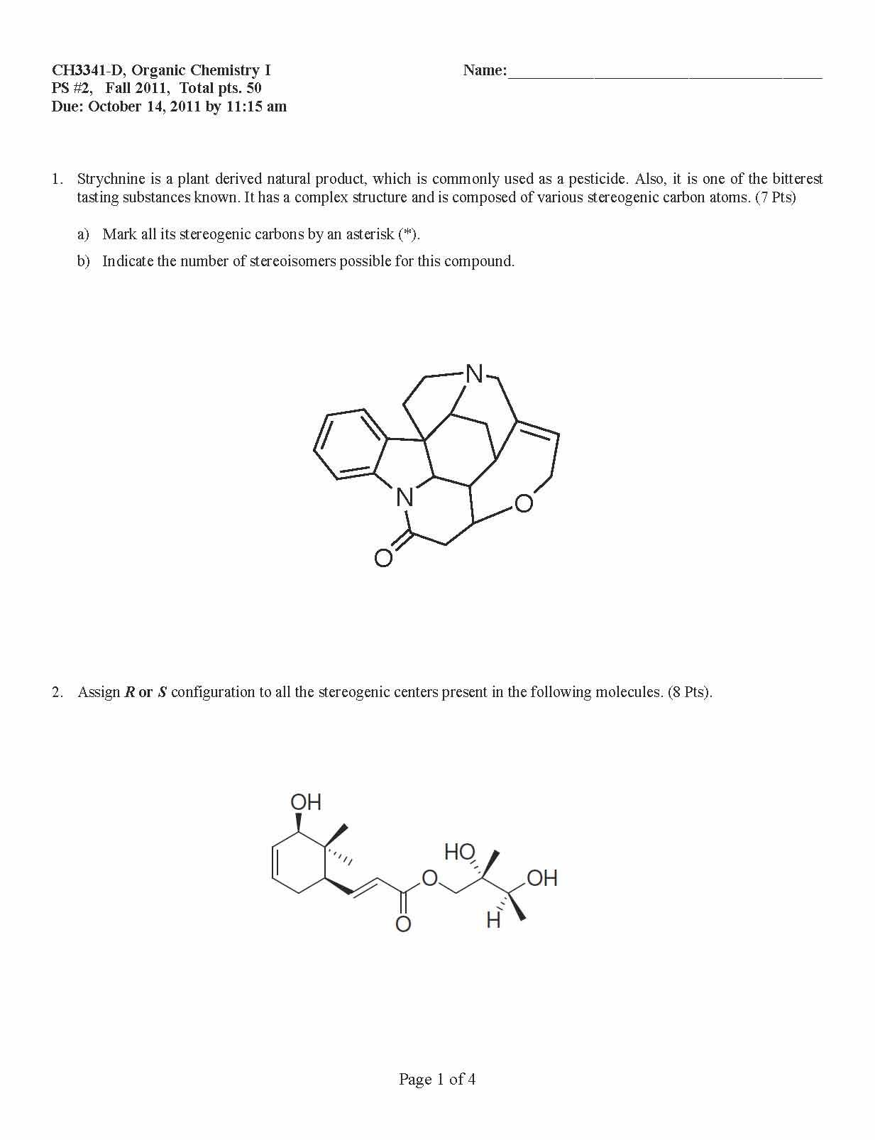 Organic Chemistry I Lab