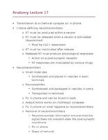 Anatomy and phys lecture 17