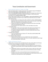 texas constitution and government