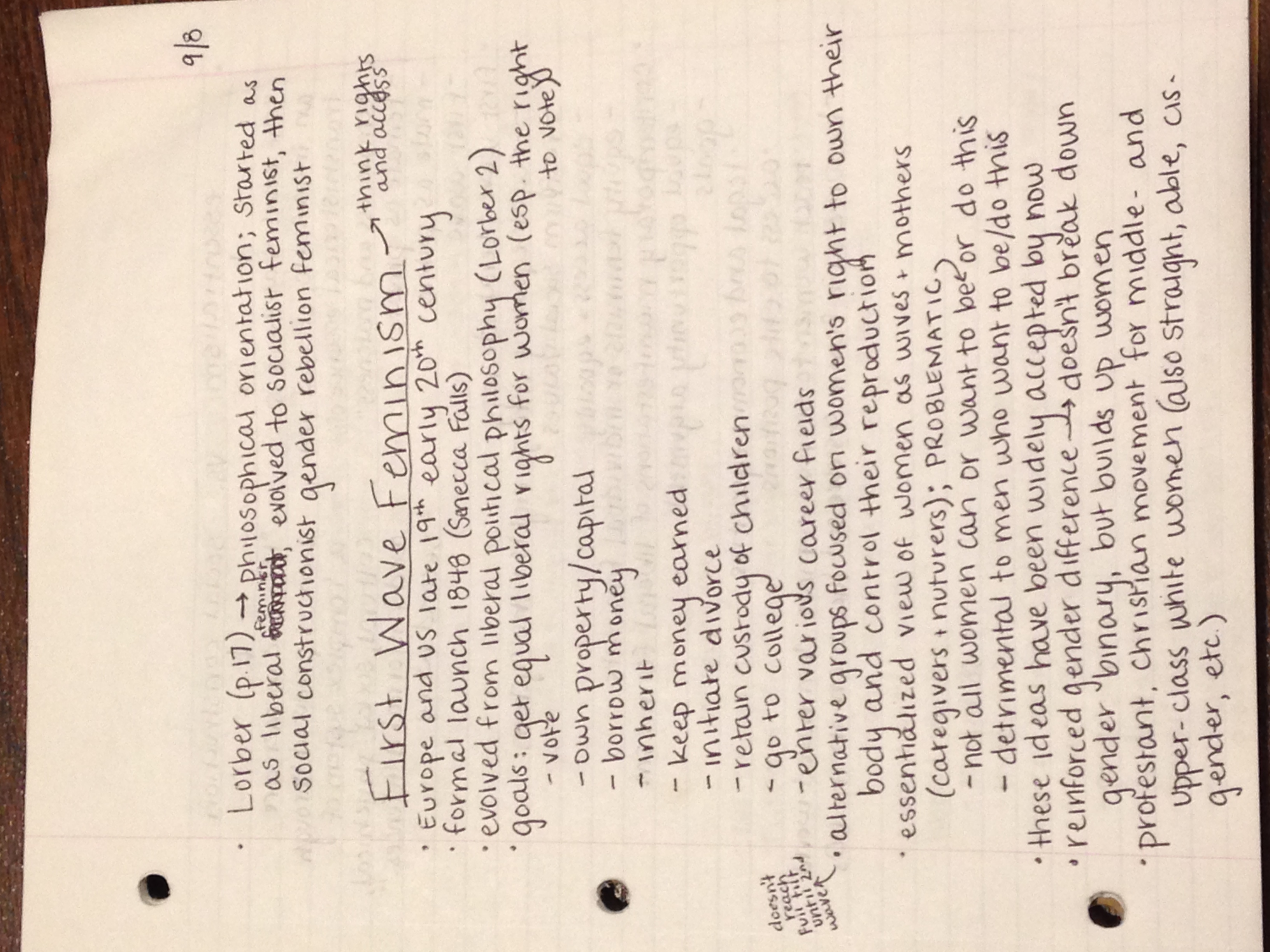 Notes 9/8 and 9/10