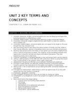 Study Guide #2 for Test #2