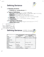 Deviance in Society- Part 1