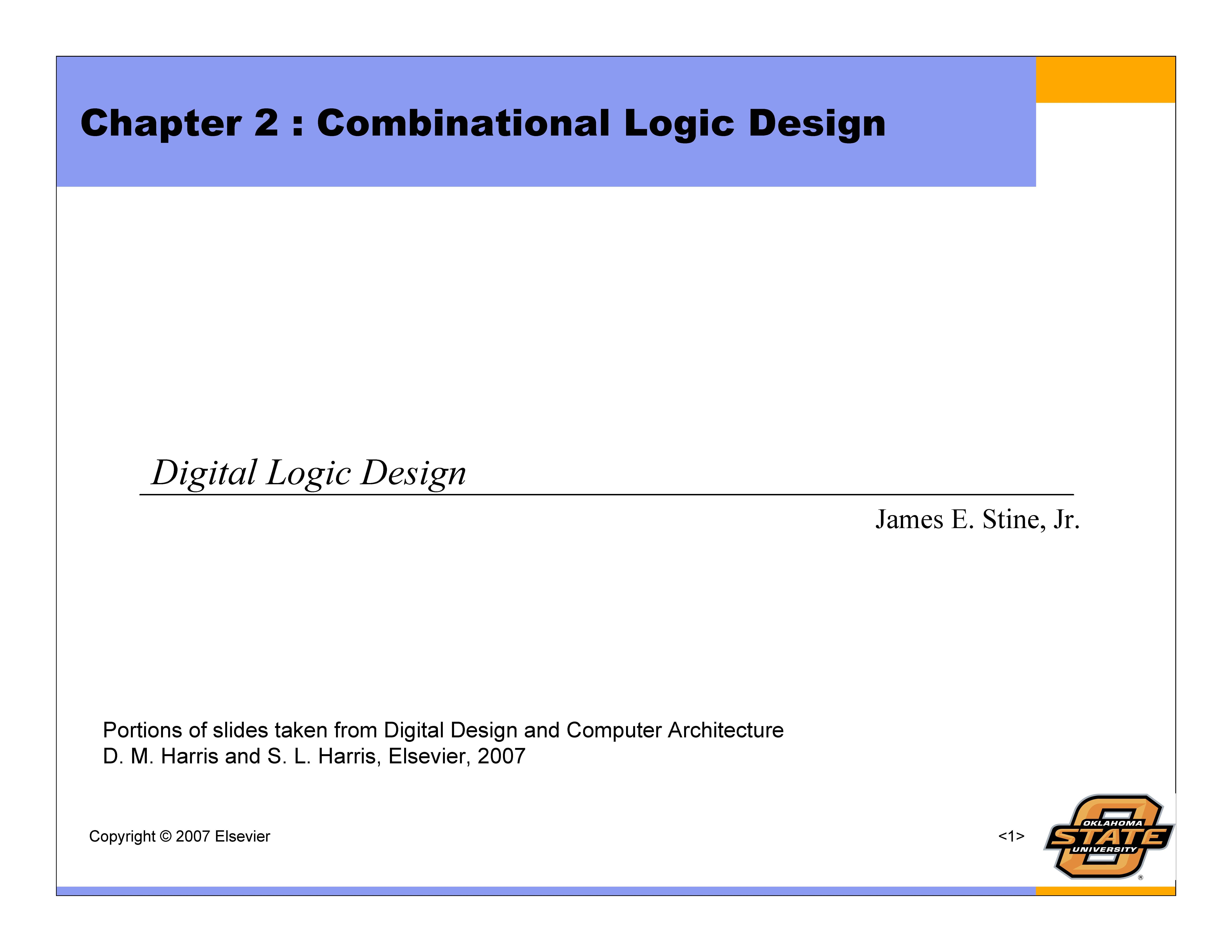 DIGITAL LOGIC DESIGN